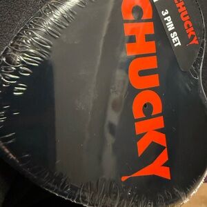 Bioworld Chucky Pin Collection with Red and Black Accents